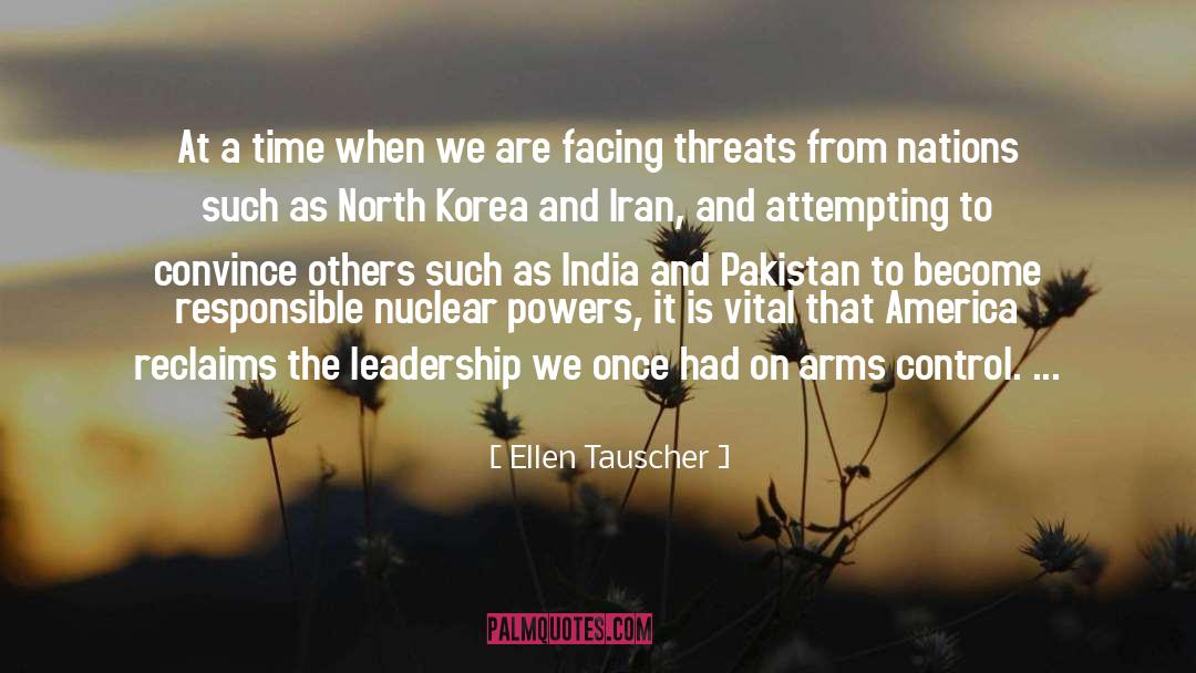 Ellen Tauscher Quotes: At a time when we