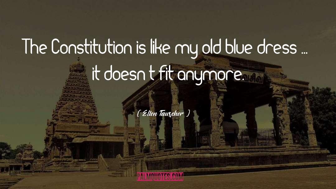 Ellen Tauscher Quotes: The Constitution is like my