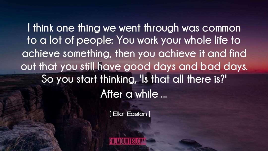Elliot Easton Quotes: I think one thing we