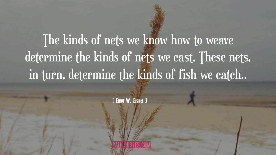 Elliot W. Eisner Quotes: The kinds of nets we