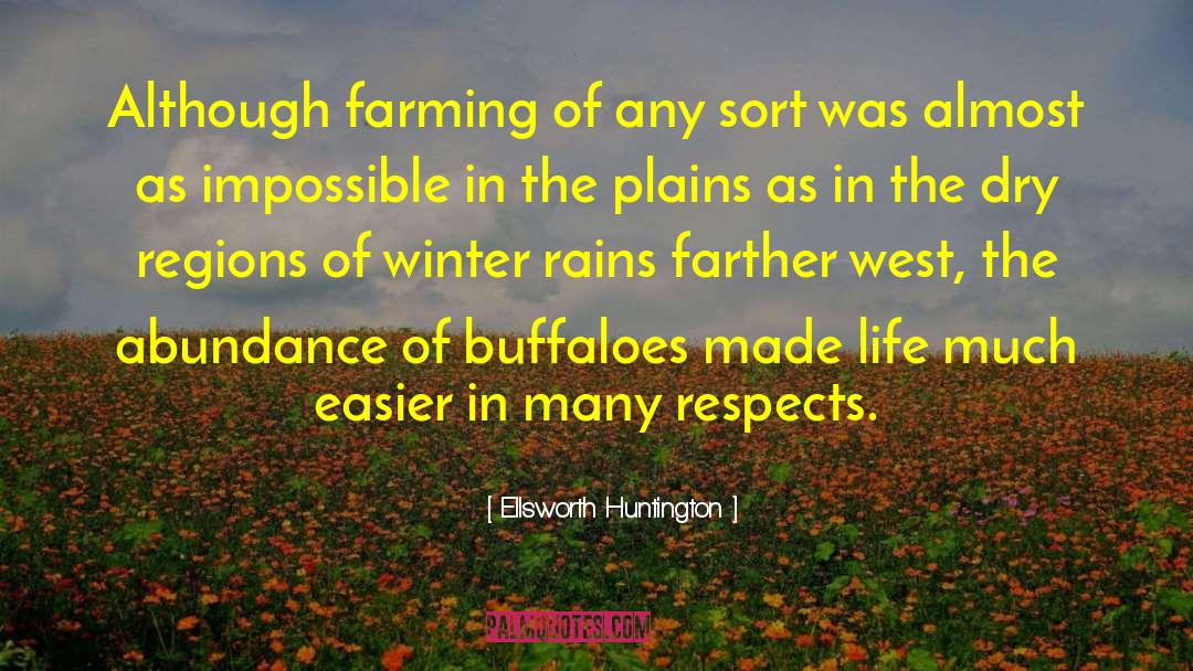 Ellsworth Huntington Quotes: Although farming of any sort