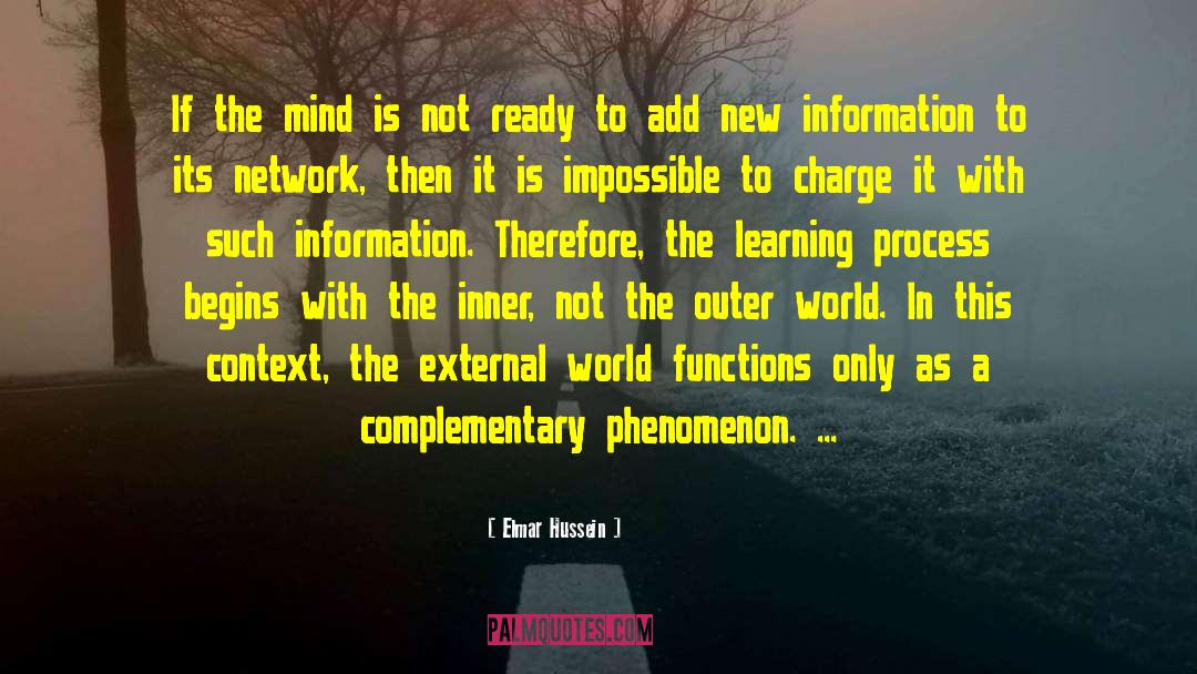 Elmar Hussein Quotes: If the mind is not