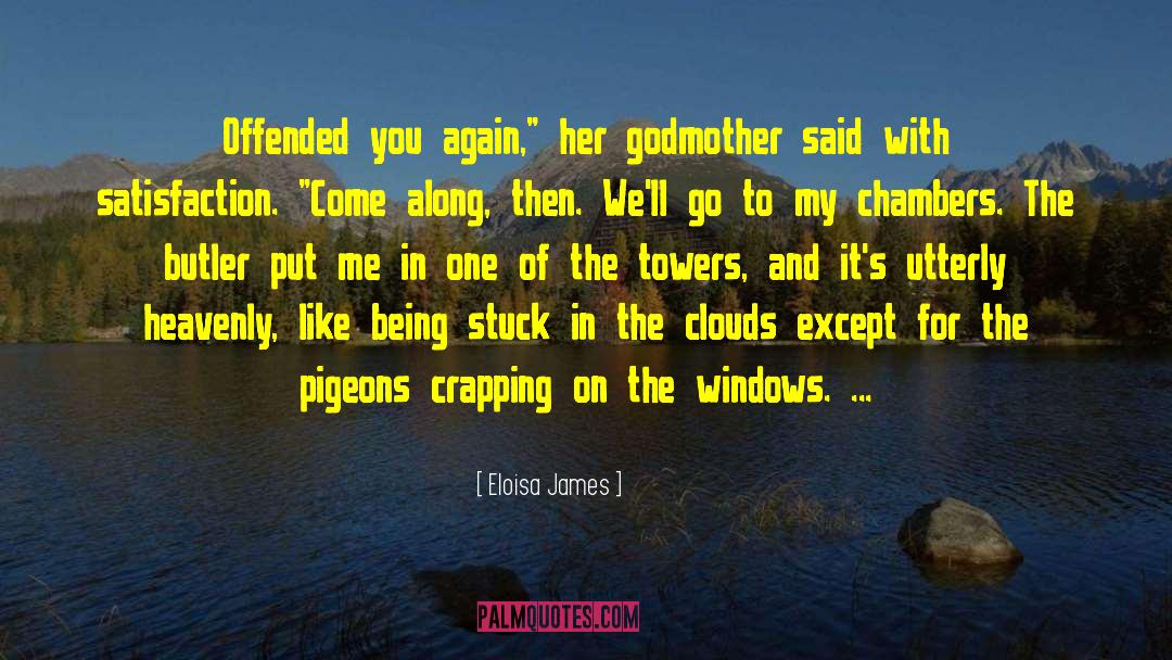 Eloisa James Quotes: Offended you again,