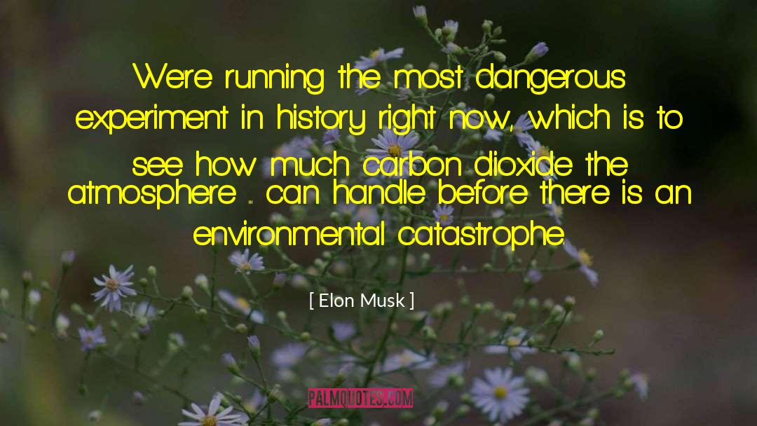 Elon Musk Quotes: We're running the most dangerous