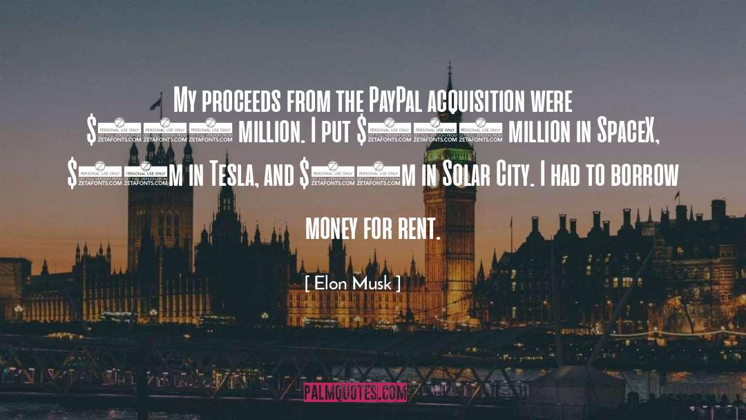 Elon Musk Quotes: My proceeds from the PayPal