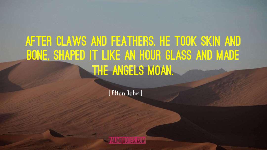 Elton John Quotes: After claws and feathers, he