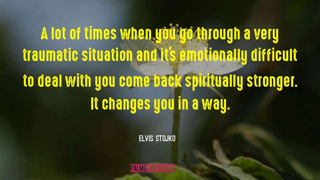 Elvis Stojko Quotes: A lot of times when