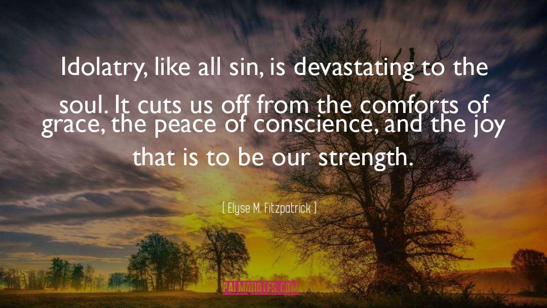 Elyse M. Fitzpatrick Quotes: Idolatry, like all sin, is