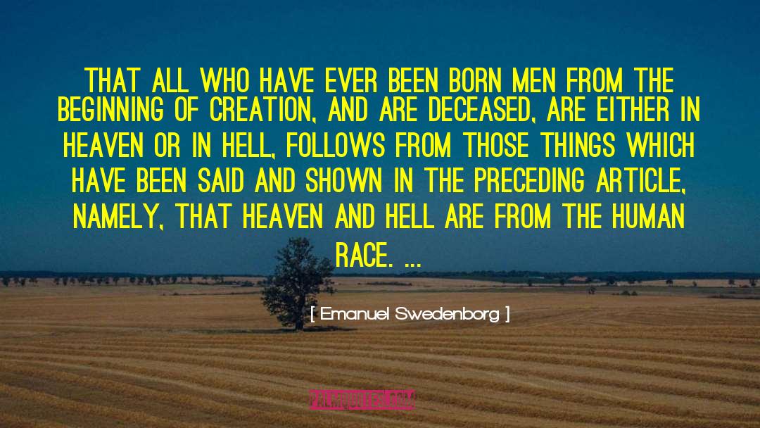 Emanuel Swedenborg Quotes: That all who have ever