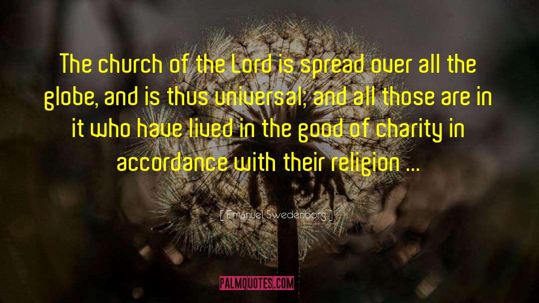 Emanuel Swedenborg Quotes: The church of the Lord