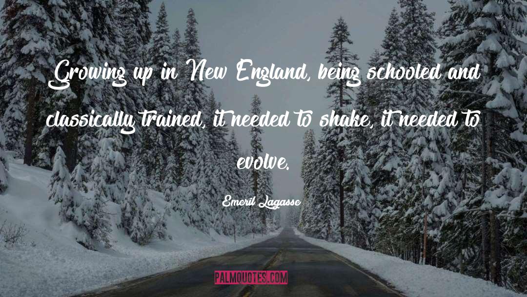 Emeril Lagasse Quotes: Growing up in New England,