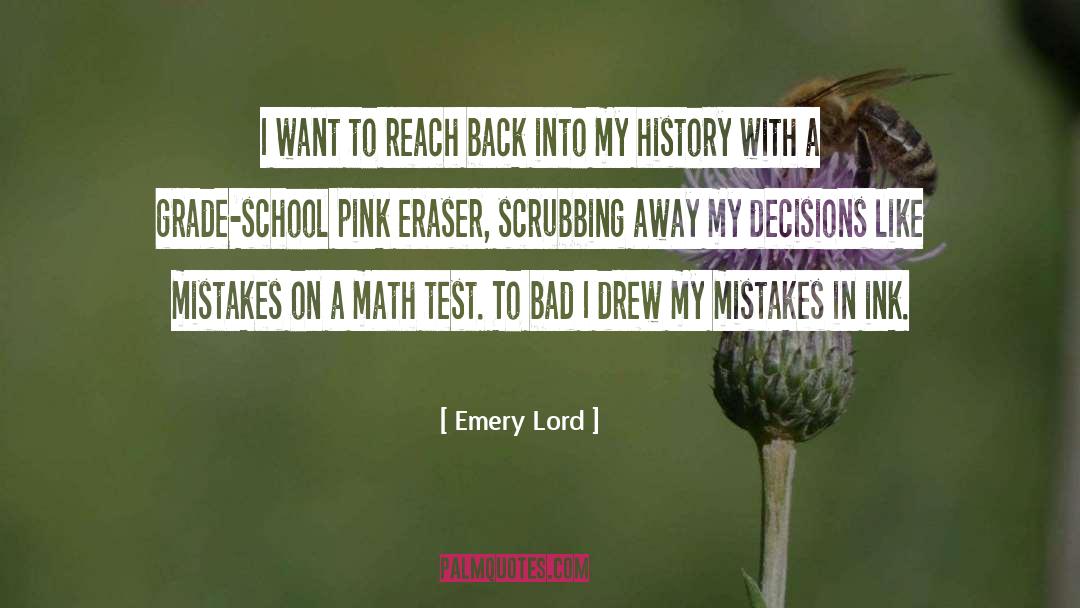 Emery Lord Quotes: I want to reach back