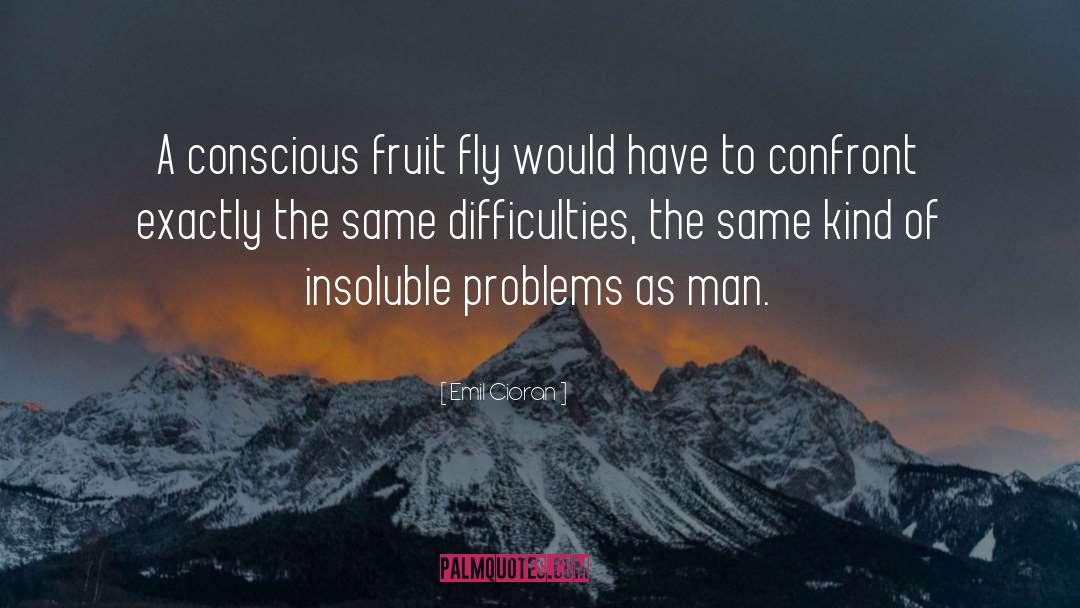 Emil Cioran Quotes: A conscious fruit fly would