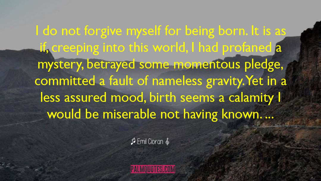 Emil Cioran Quotes: I do not forgive myself