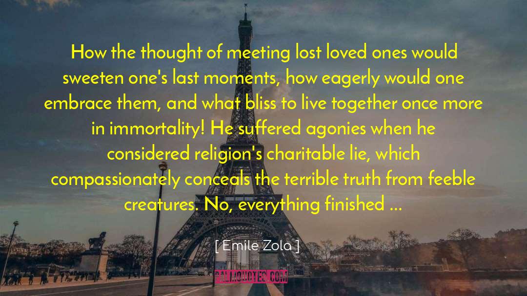 Emile Zola Quotes: How the thought of meeting