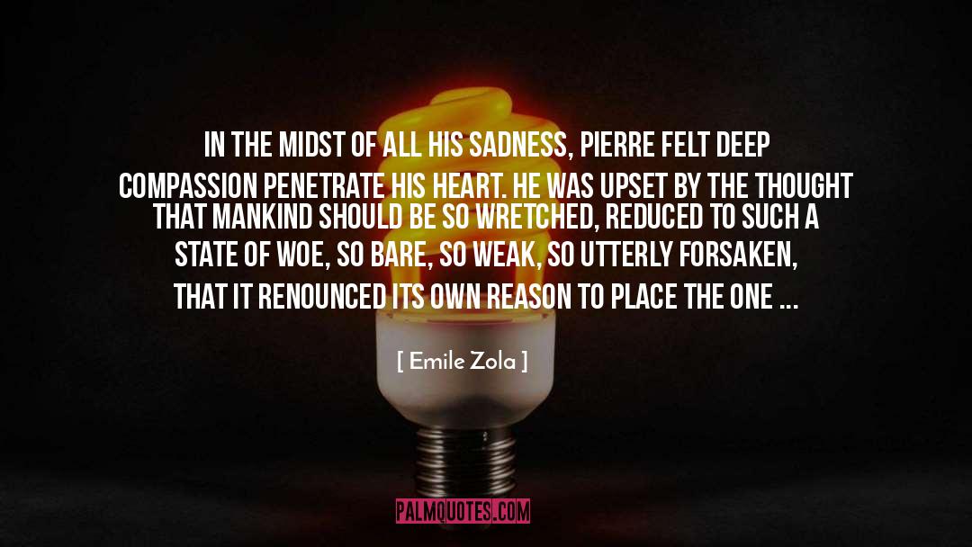 Emile Zola Quotes: In the midst of all