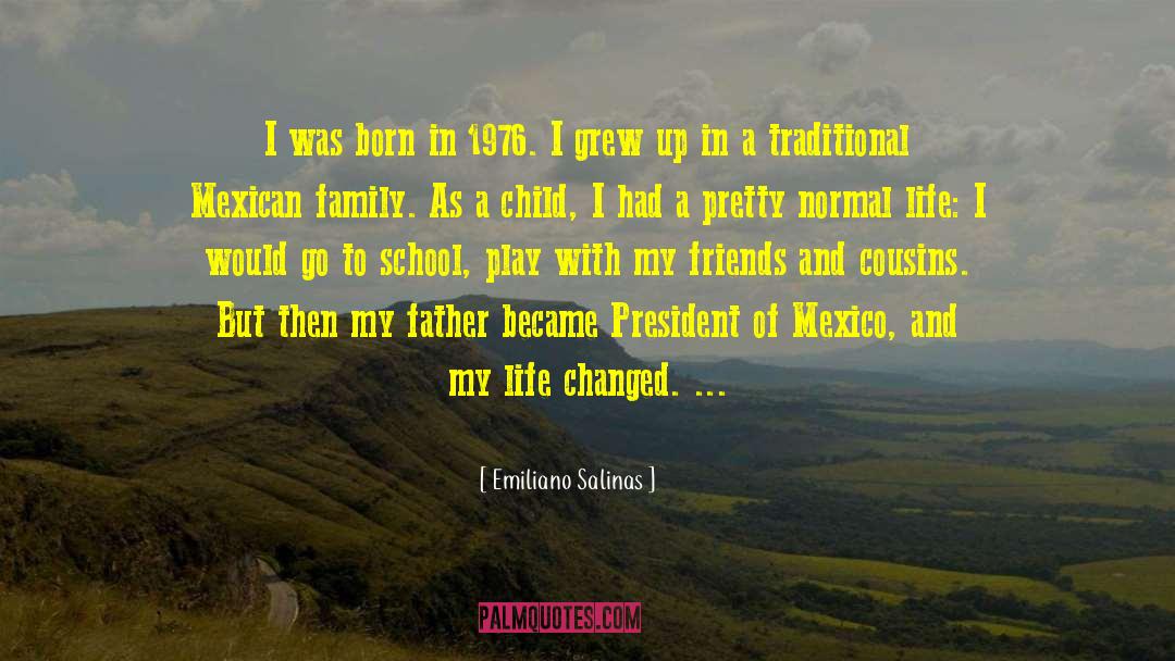 Emiliano Salinas Quotes: I was born in 1976.
