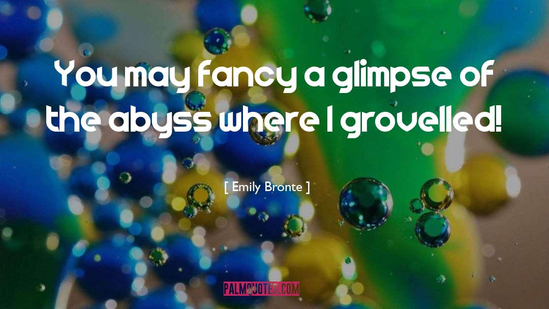 Emily Bronte Quotes: You may fancy a glimpse