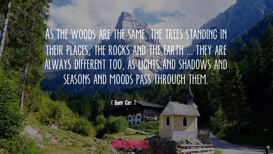 Emily Carr Quotes: As the woods are the