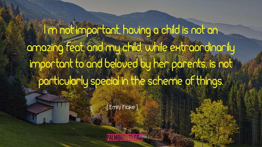 Emily Flake Quotes: I'm not important, having a