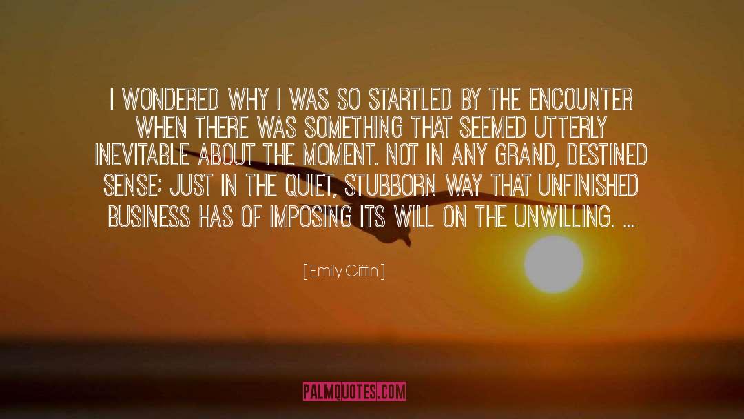 Emily Giffin Quotes: I wondered why I was