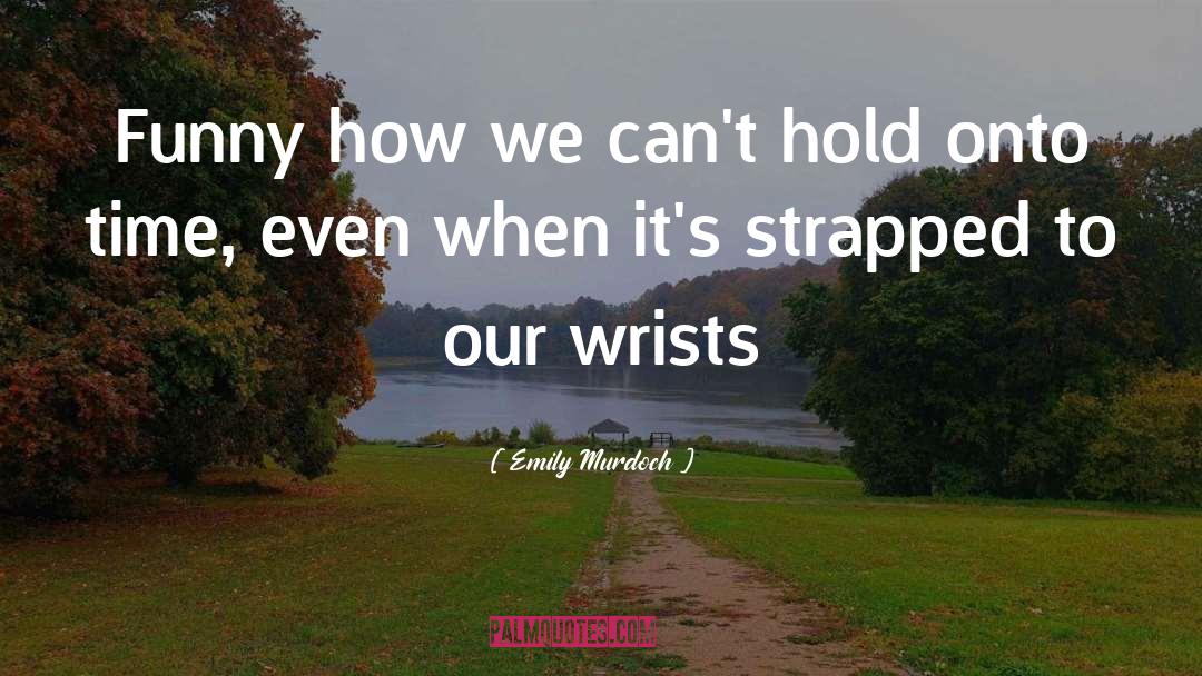 Emily Murdoch Quotes: Funny how we can't hold
