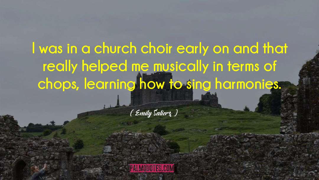 Emily Saliers Quotes: I was in a church