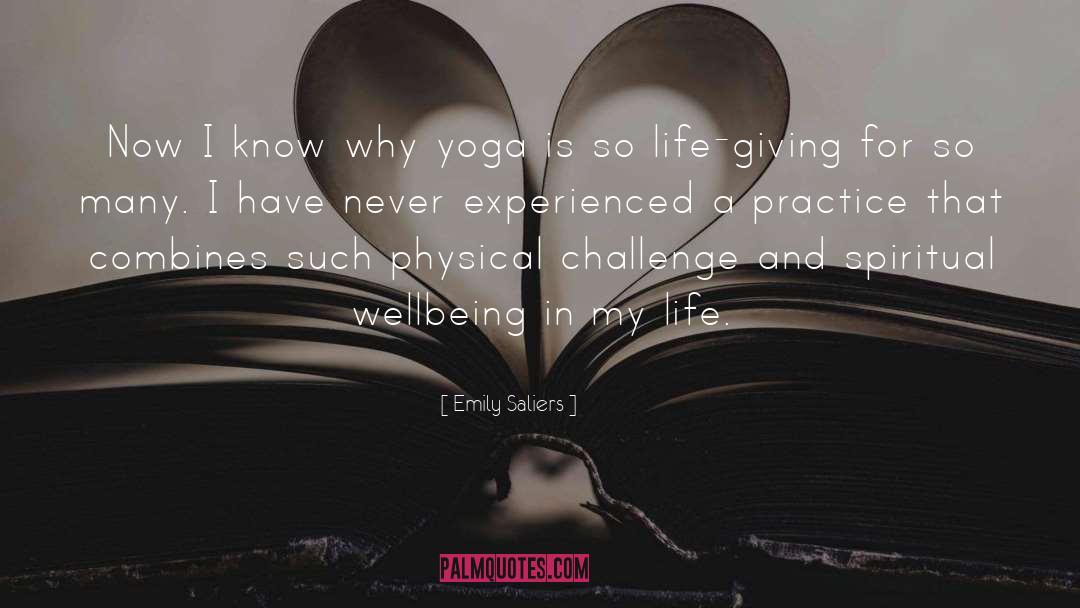 Emily Saliers Quotes: Now I know why yoga
