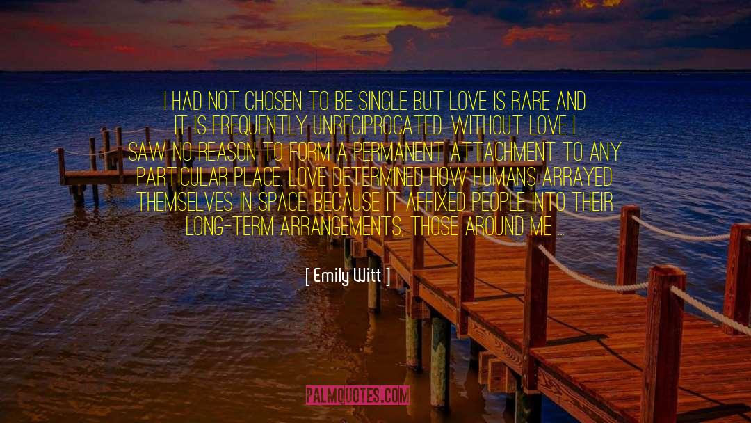 Emily Witt Quotes: I had not chosen to