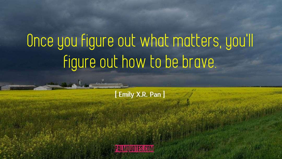 Emily X.R. Pan Quotes: Once you figure out what