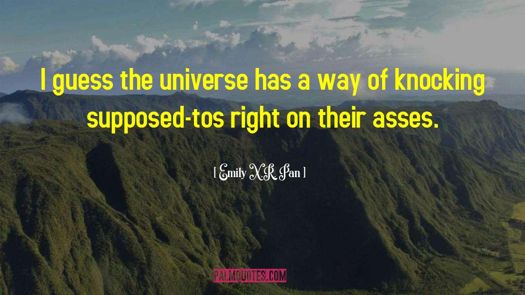 Emily X.R. Pan Quotes: I guess the universe has