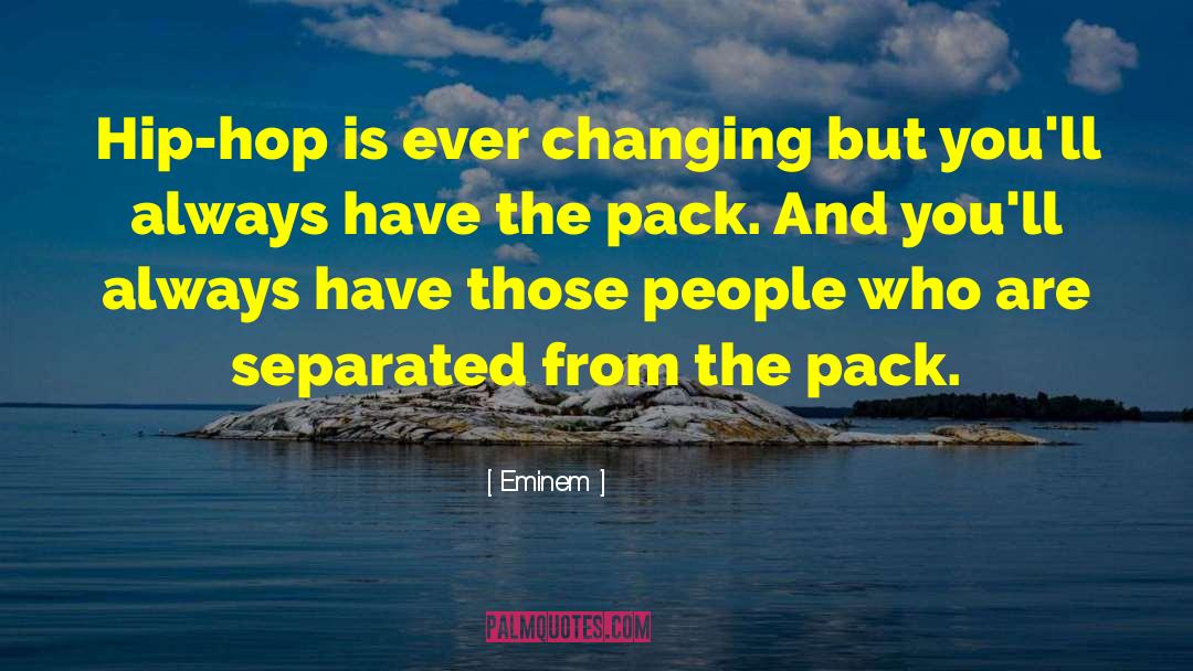 Eminem Quotes: Hip-hop is ever changing but