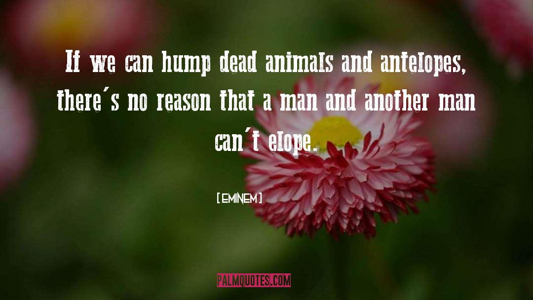 Eminem Quotes: If we can hump dead