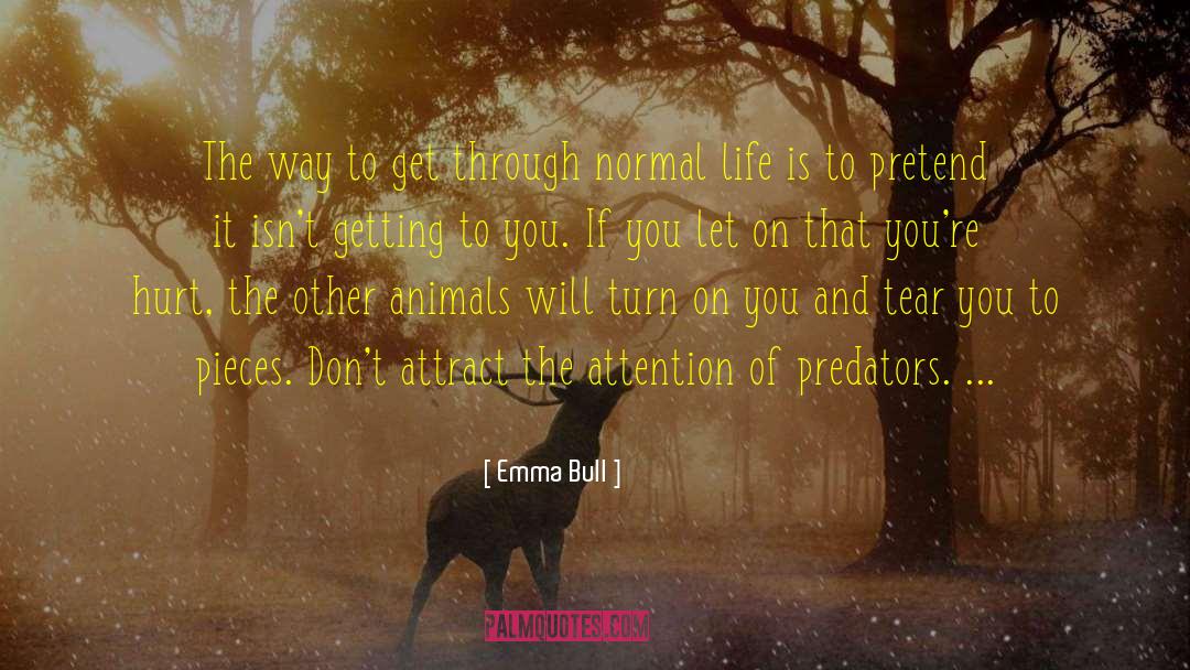 Emma Bull Quotes: The way to get through