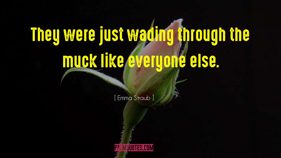 Emma Straub Quotes: They were just wading through