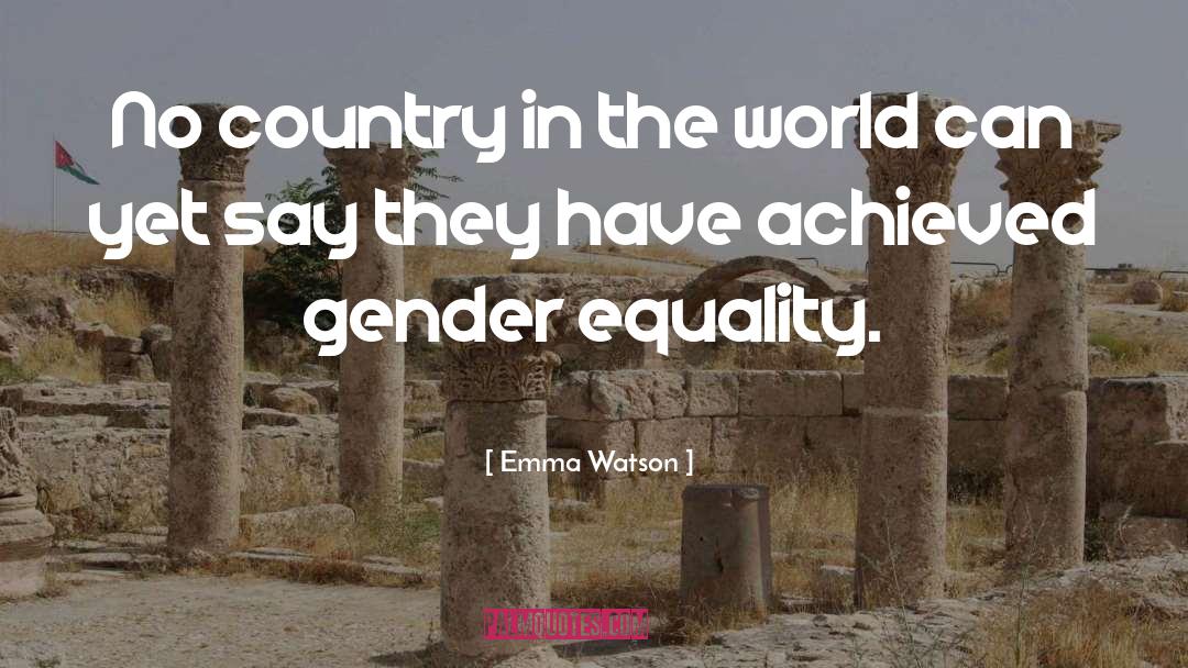 Emma Watson Quotes: No country in the world