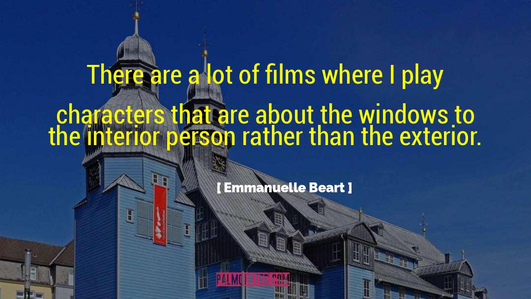 Emmanuelle Beart Quotes: There are a lot of