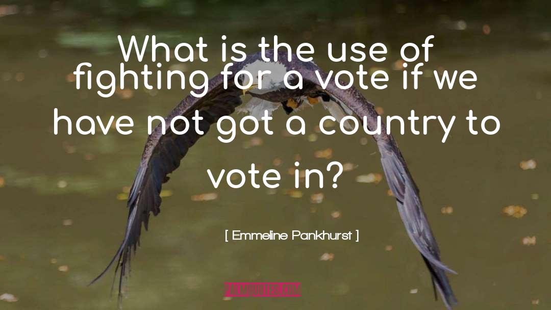 Emmeline Pankhurst Quotes: What is the use of