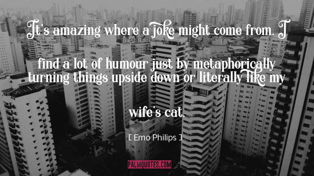 Emo Philips Quotes: It's amazing where a joke