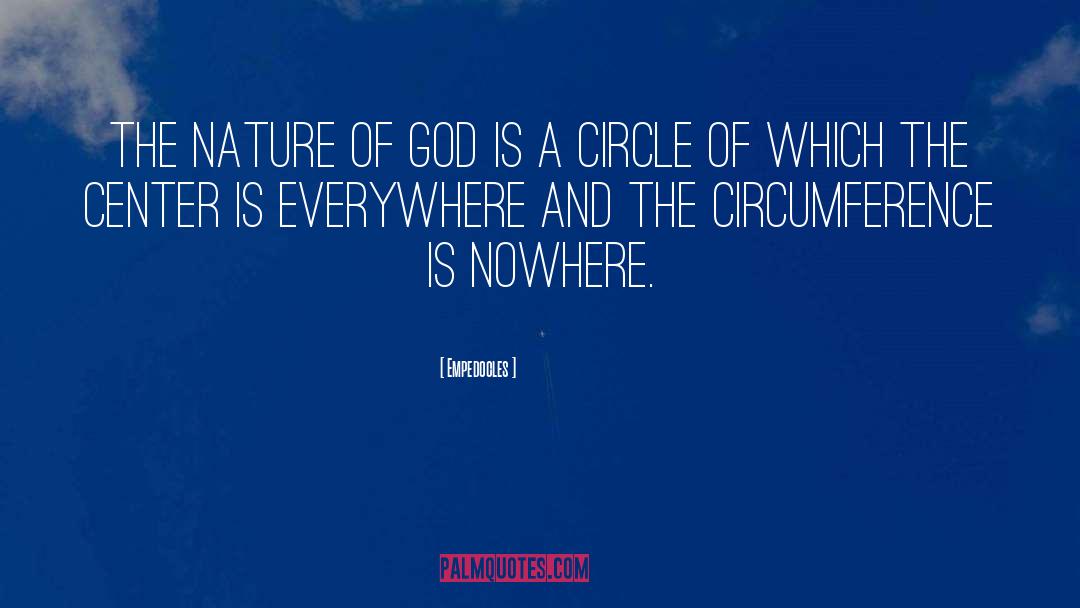 Empedocles Quotes: The nature of God is
