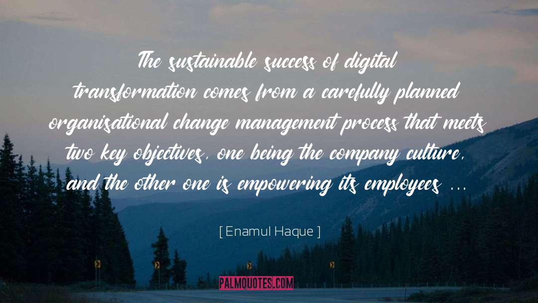 Enamul Haque Quotes: The sustainable success of digital