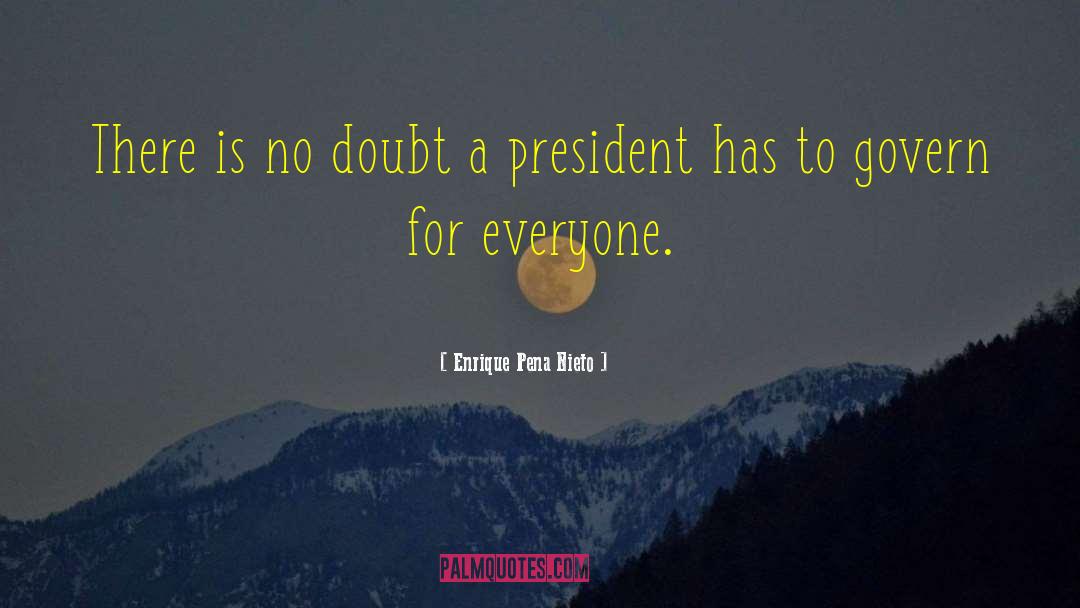 Enrique Pena Nieto Quotes: There is no doubt a