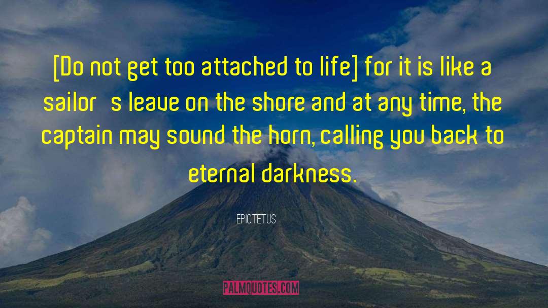Epictetus Quotes: [Do not get too attached