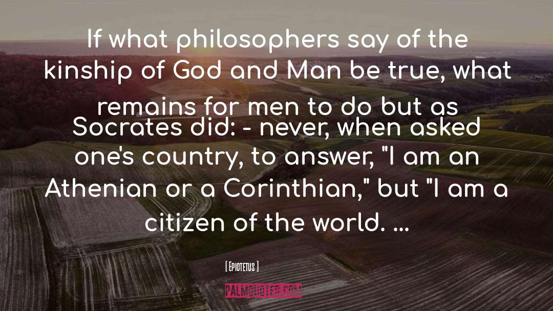 Epictetus Quotes: If what philosophers say of