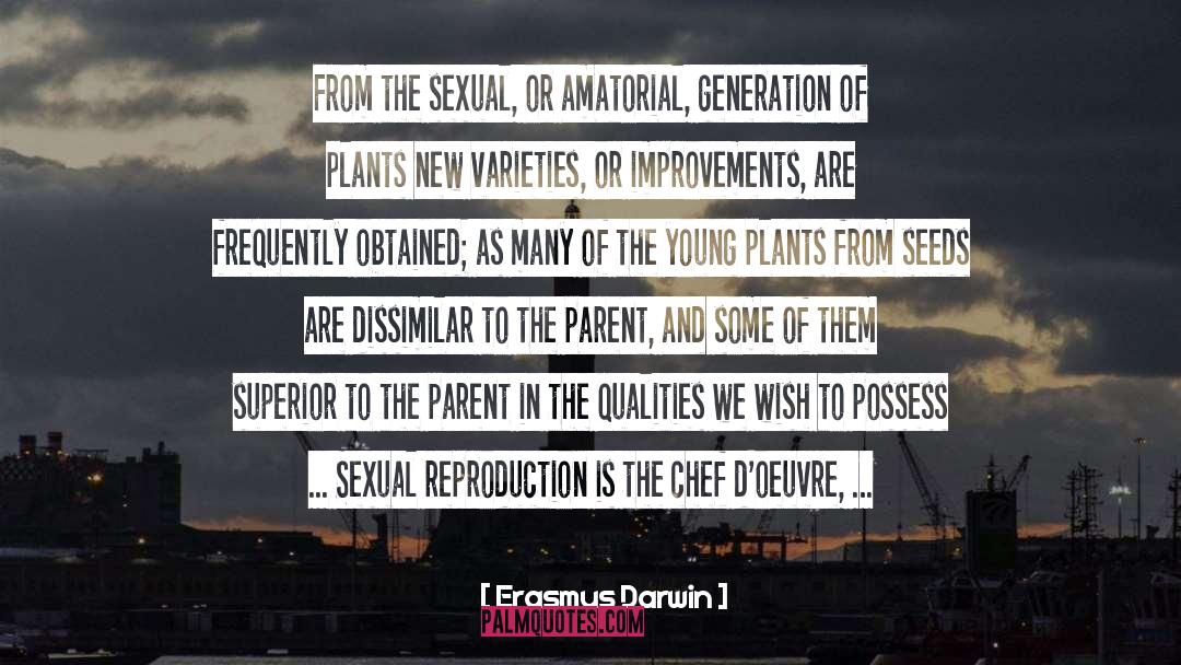 Erasmus Darwin Quotes: From the sexual, or amatorial,