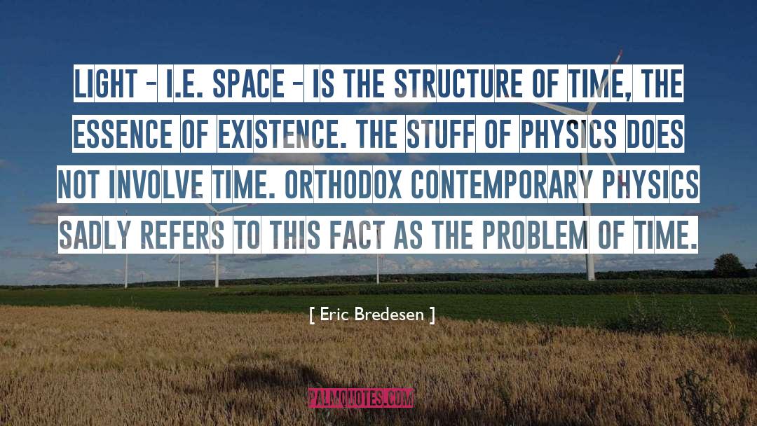 Eric Bredesen Quotes: Light - i.e. space -