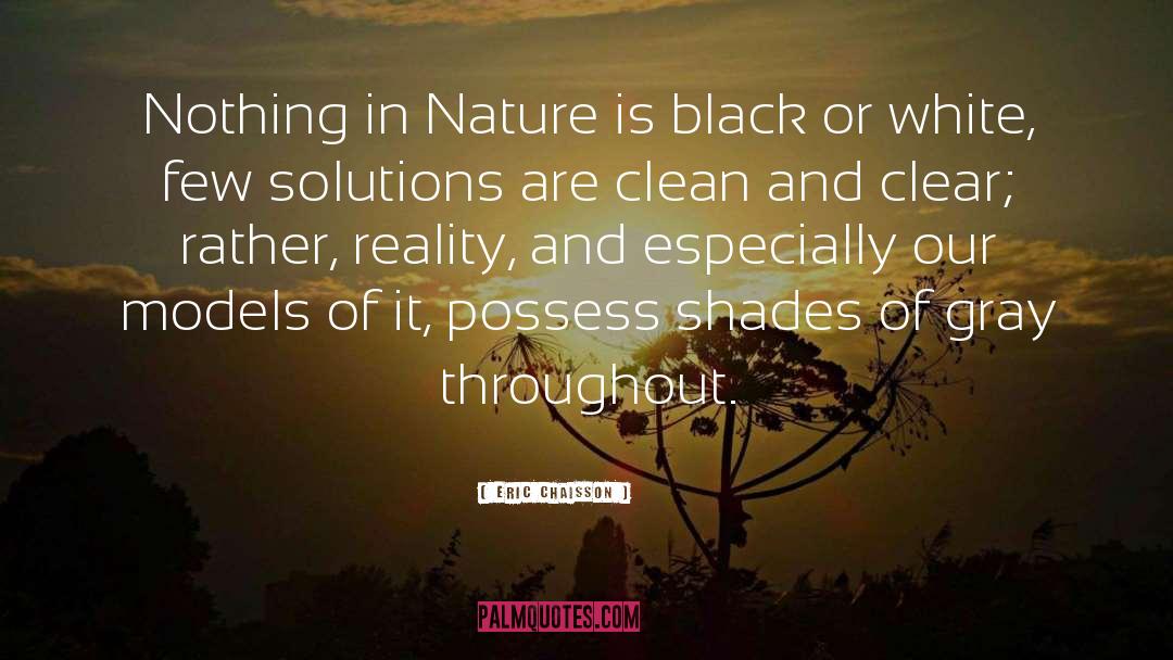 Eric Chaisson Quotes: Nothing in Nature is black