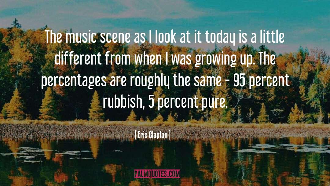 Eric Clapton Quotes: The music scene as I