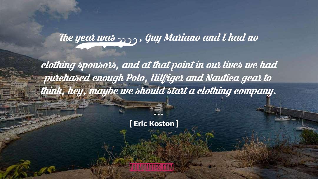 Eric Koston Quotes: The year was 1996, Guy