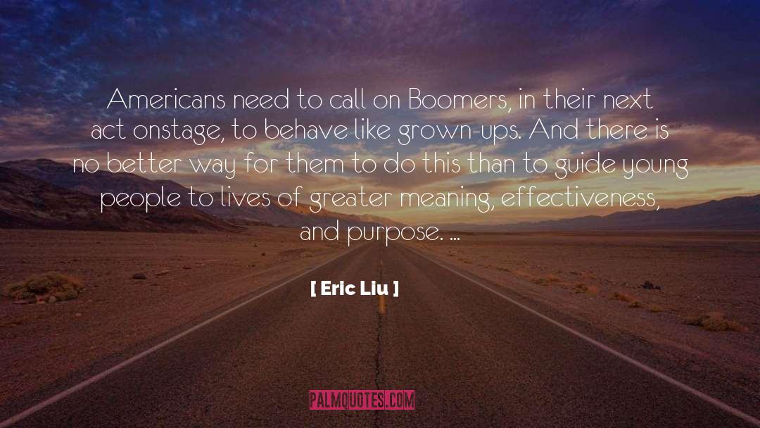Eric Liu Quotes: Americans need to call on